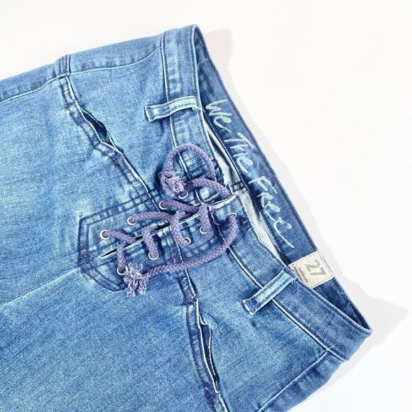 We The Free 27 Eva lace up fly boot cut jeans - Picture 3 of 12